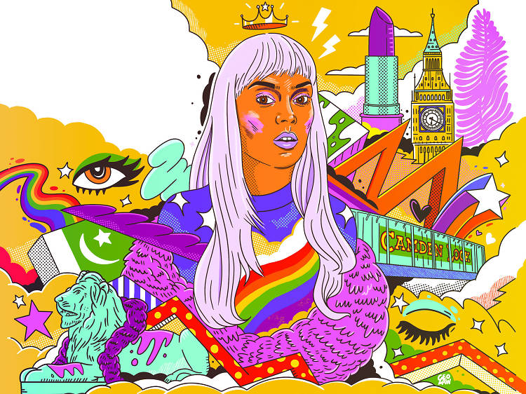 Asifa Lahore is Britain’s first out Muslim drag queen 