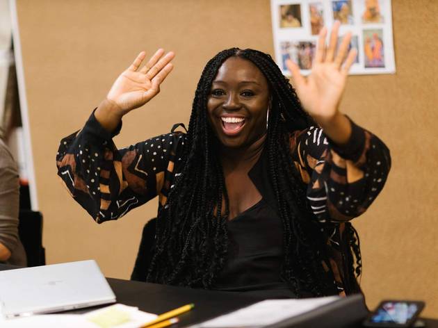 Jocelyn Bioh in rehearsals for Nollywood Dreams Jocelyn Bioh in rehearsals for Nollywood Dreams