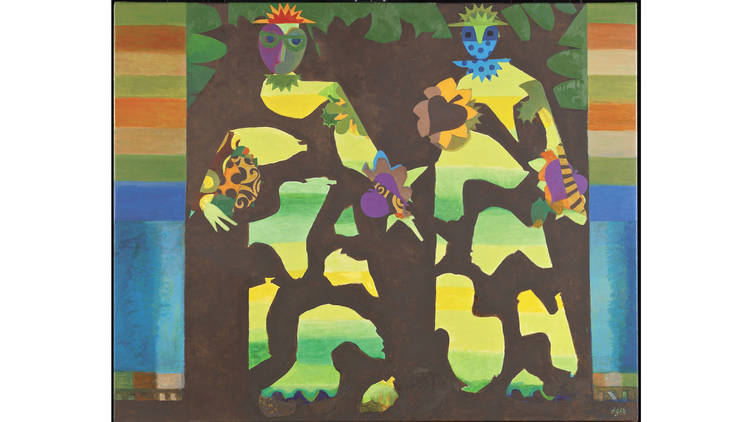 Eileen Agar 'Figures in a Garden' (1979-81)