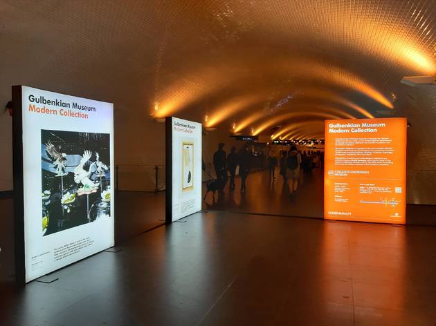 Metropolitano de Lisboa Metropolitano de Lisboa, exposições, Museu Calouste Gulbenkian