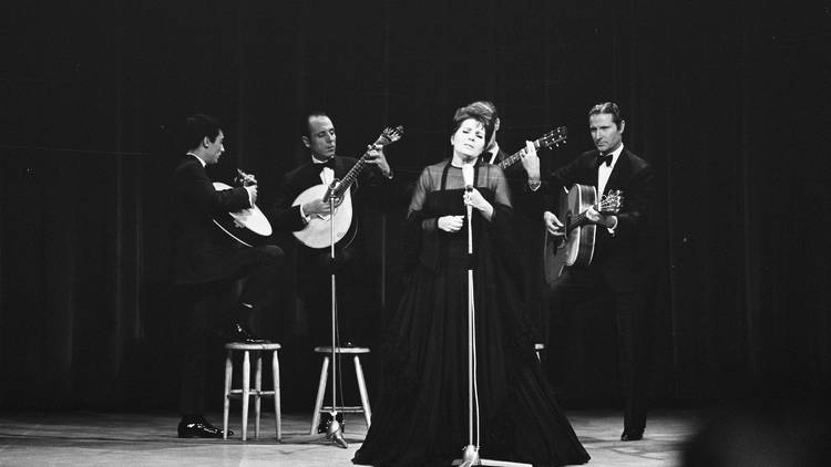 Amália Rodrigues em concerto em 1969