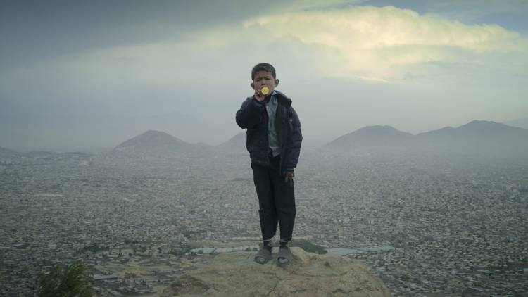 A child in Kabul