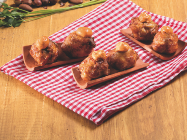 Bunyols de calçot Bunyols de calçot