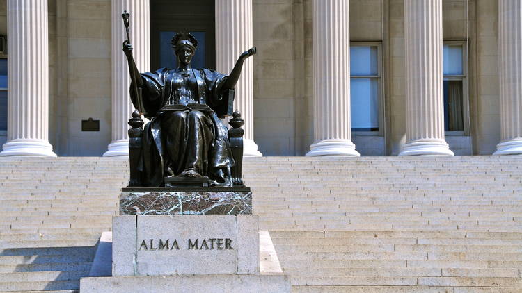 Columbia University's Alma Mater statue