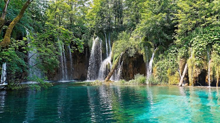 Milanovac waterfall at Plitvice Lakes National Park