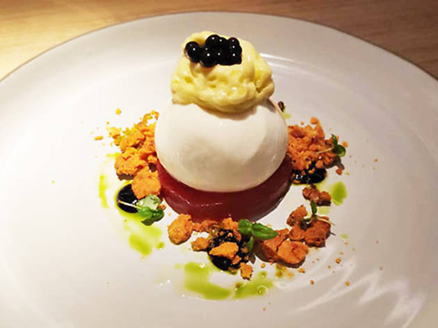 Chef Fabrice Bruto at Nizza Burrata Mozzrela