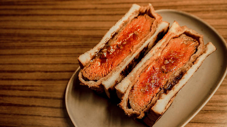 Beef katsu sando from Live Twice | Singapore