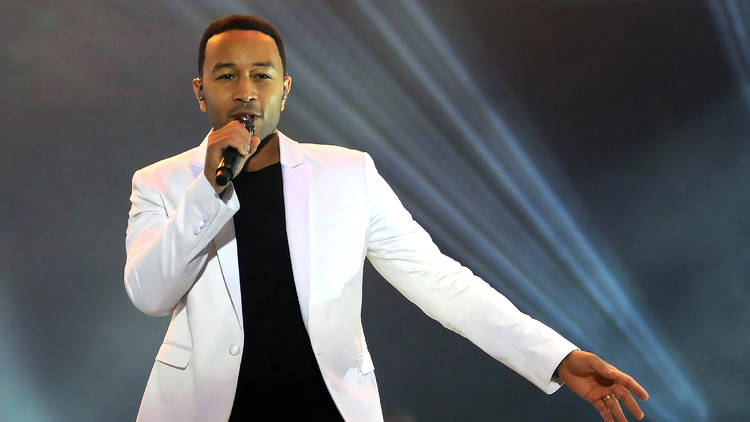 John Legend performing