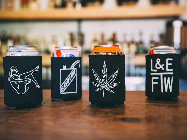 Support local when you buy Chicago’s coolest restaurant and bar merch longman & eagle, longman and eagle, koozie, koozies, merch, swag, Clayton Hauck