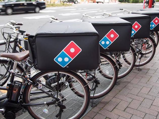 pizza hut delivery bike