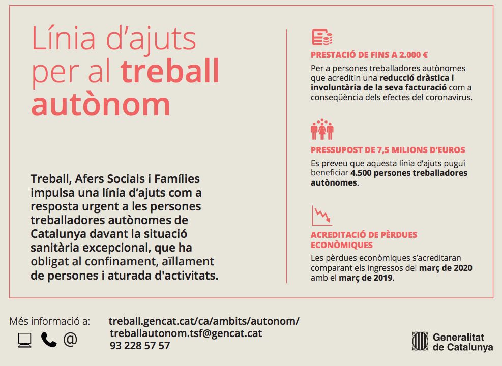 Ajudes als autònom