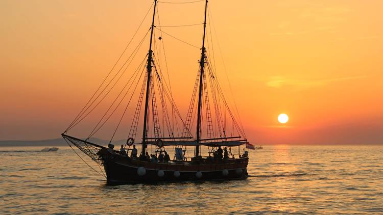 Take a sunset boat ride
