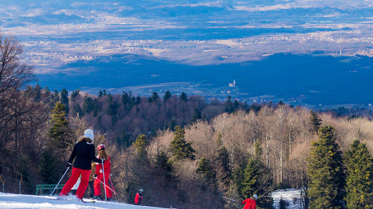 Ski in continental Croatia