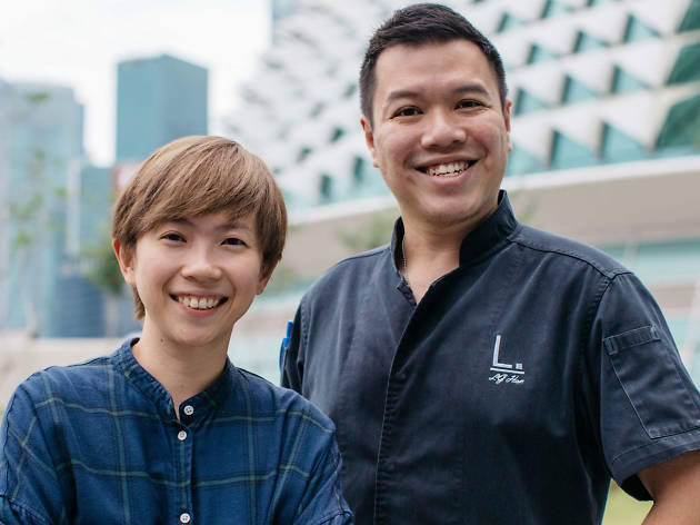 Chef Han Li Guang and Diya Tan Chef Han Li Guang and Diya Tan
