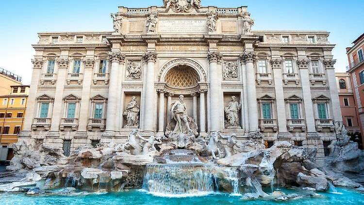 Fontana di Trevi en Roma