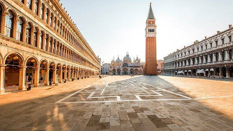 Plaza de San Marcos en Venecia