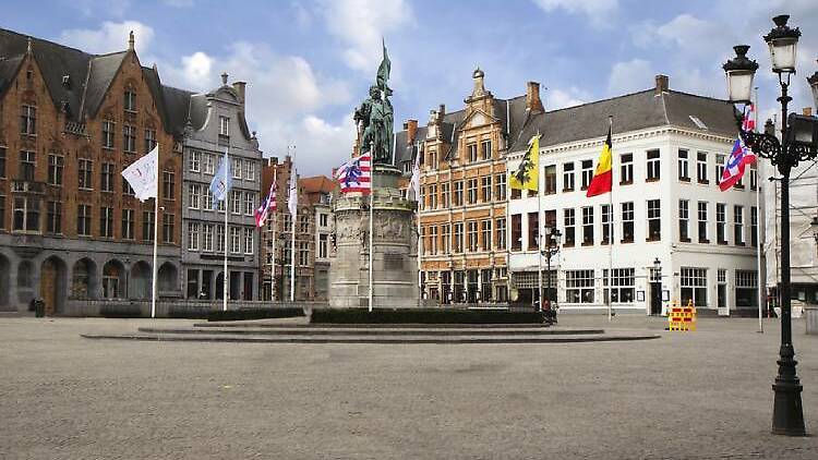 Market Square en Brujas