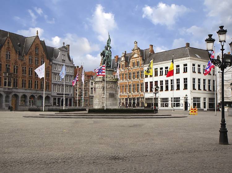 Market Square en Brujas