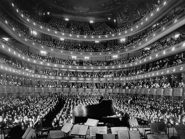 Metropolitan Opera House Música, Clássica, Metropolitan Opera House, Concerto, Pianista, Josef Hofmann