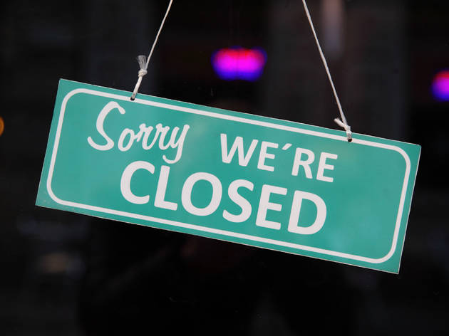 All London pubs, bars, cafés and restaurants will close their doors tonight sorry we're closed