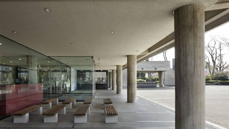 The Le Corbusier-designed museum building