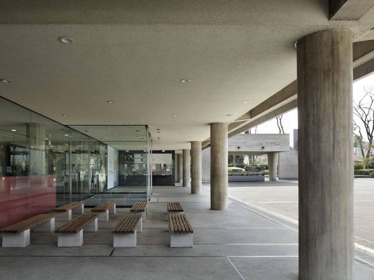 The Le Corbusier-designed museum building