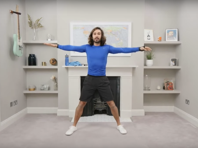 Joe Wicks Joe Wicks doing PE lessons for kids on YouTube