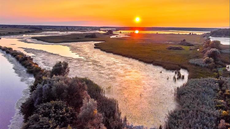 Karlovac county's Sabljaci lake, Croatia's seventh largest