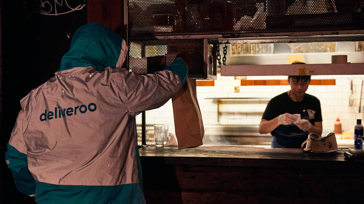 Deliveroo Driver, Mary's Burgers Newtown, Pernod Ricard