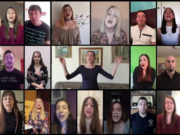Rijeka youth choir make amazing online performance Rijeka youth choir make amazing online performance