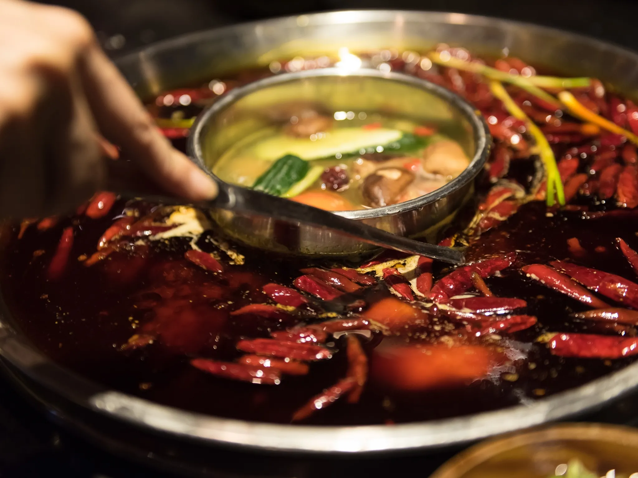 A Sichuan hot pot