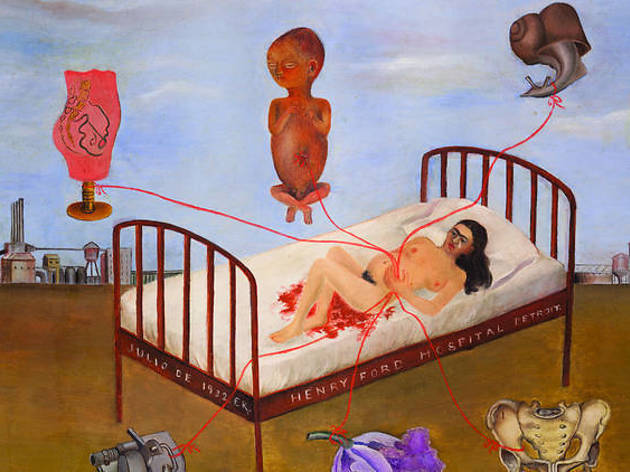 Pintura Hospital Henry Ford de Frida Kahlo Pintura Hospital Henry Ford de Frida Kahlo