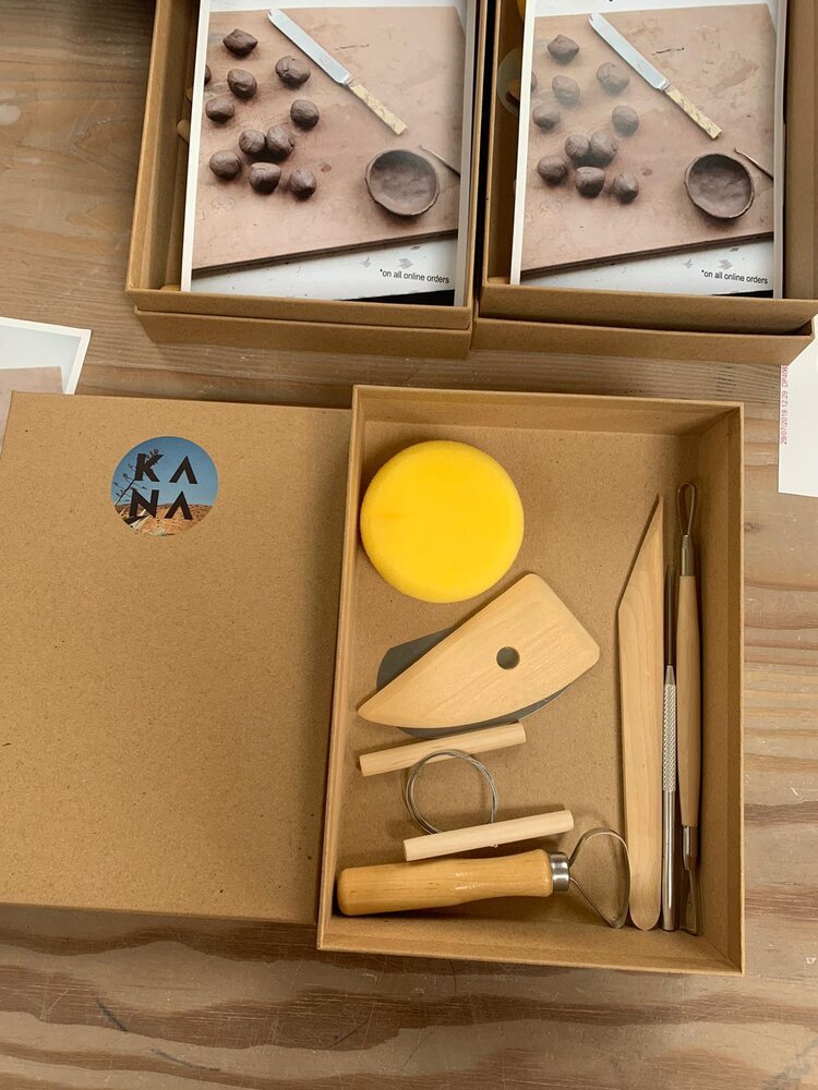 A London pottery studio is sending DIY clay kits to homes