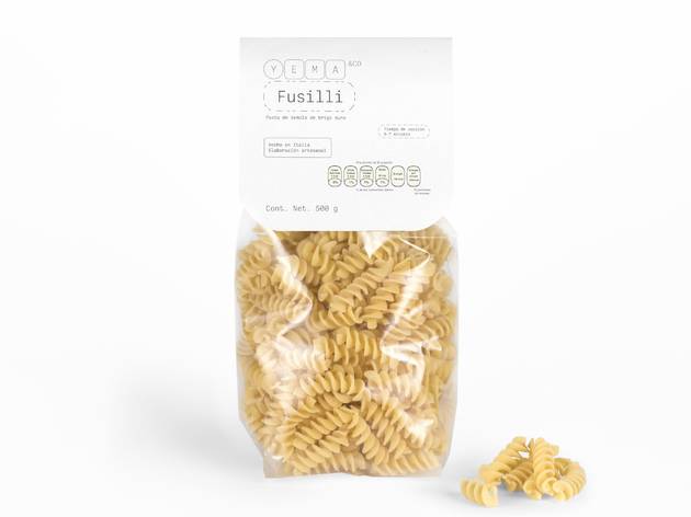 Mermelada de fresa orgánica Empaque de fusilli