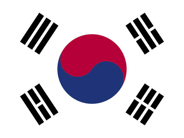 Korean flag Korean flag