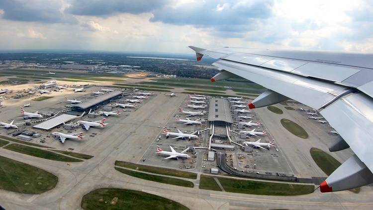 Heathrow airport runway