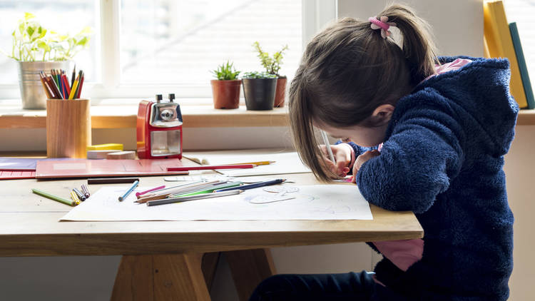 Daughter Spend Time Happiness Holiday Learning