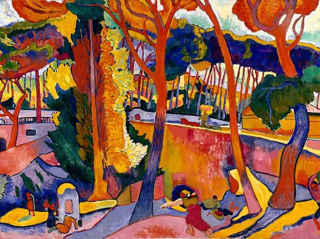 Atelier des Lumières André Derain, L'Estaque, route tournante, 1906