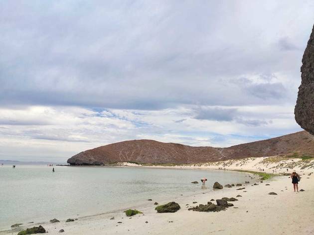 Paisaje de la playa Balandra en Baja California Sur, México