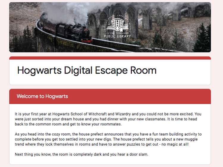 Hogwarts Digital Escape Room