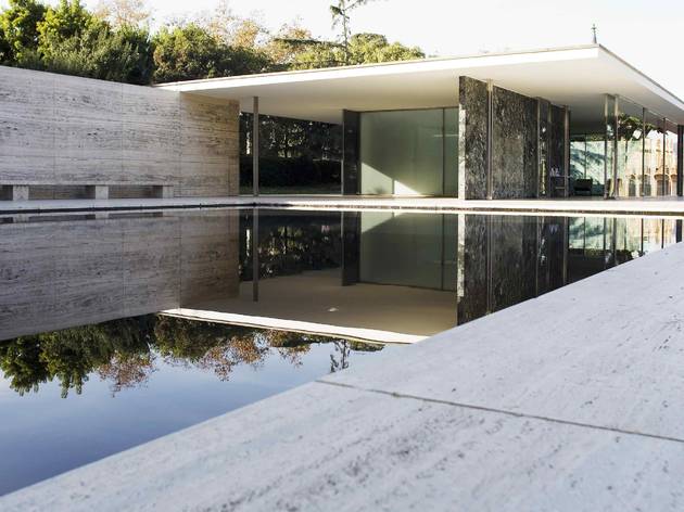 Pavelló Mies van der Rohe IED Barcelona, Design