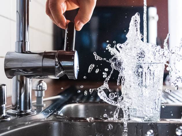 drinking from the tap