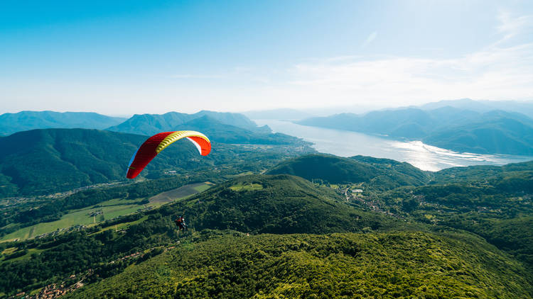 Paragliding, Ticino