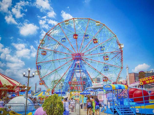 Celebrate the 100th birthday of Deno’s Wonder Wheel with a free coloring book Wonder Wheel