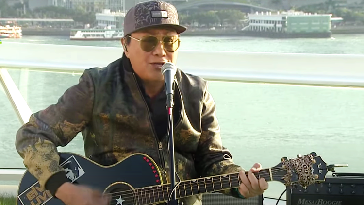 Canto-pop legend Sam Hui's livestream concert