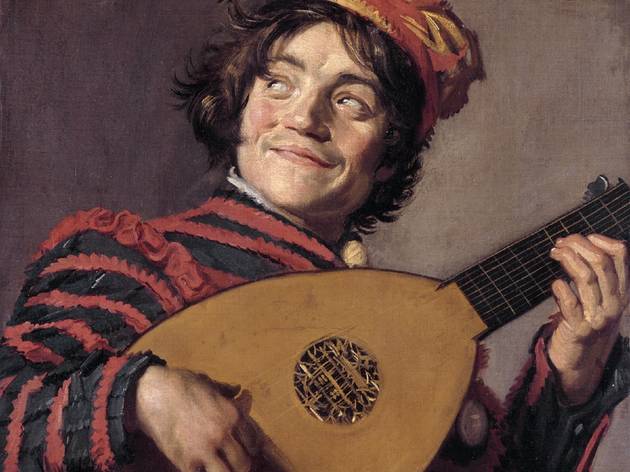 "O tocador de alaúde", por Franz Hals, 1623 Arte, Pintura, Retrato, "O tocador de alaúde", por Franz Hals, 1623