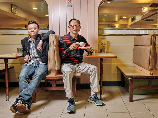 print zh009 -old vs new _cha chaan teng_美荷冰室——長沙灣新華茶餐廳 Cha Chaan Teng