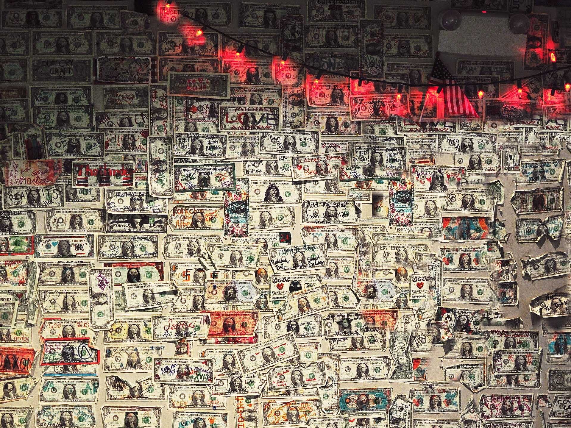 A bar owner pulls 3,714 from walls to support her staff