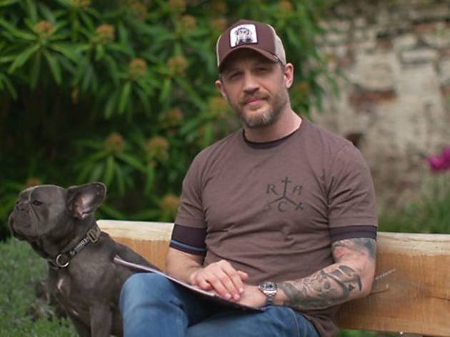 Night night! Tom Hardy is reading bedtime stories on the BBC Photograph: BBC