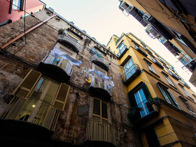 Balconies in the south of Italy Balconies in the south of Italy